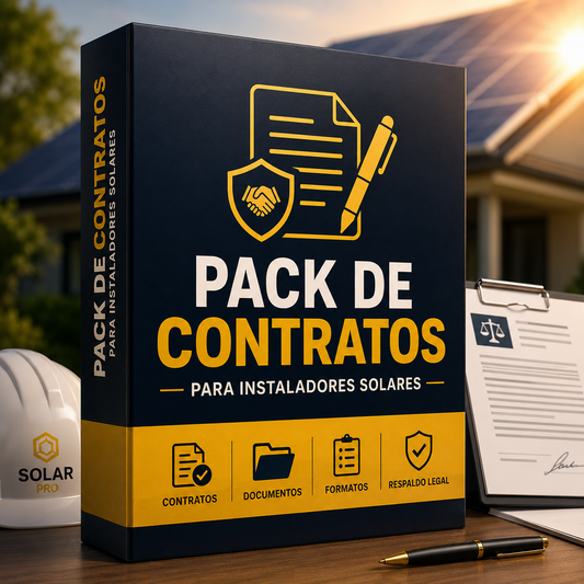 📋 Pack Jurídico y Contratos para Instaladores Solares