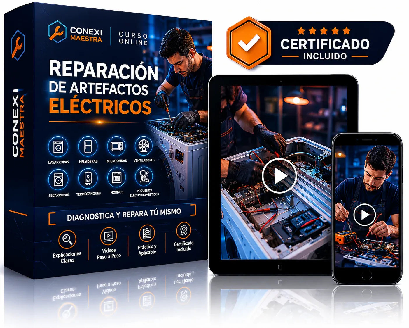 Curso de Reparación de Electrodomésticos™ — De Cero a Técnico Profesional