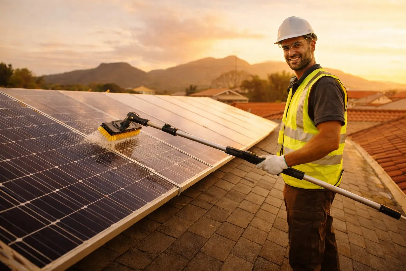 Gana dinero con la Limpieza de Paneles Solares